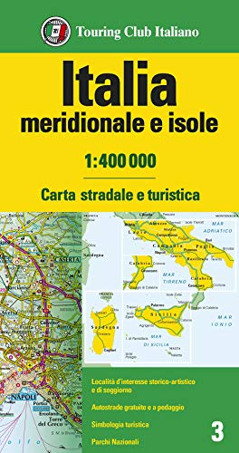 ITALIA MERIDIONALE E ISOLE 1:400.000. CA