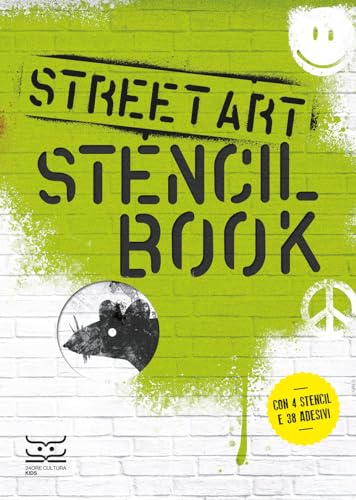 STREET ART. STENCIL BOOK. CON 4 STENCIL,